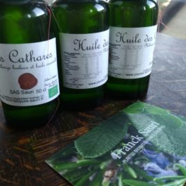 huile olive aromatisée « cathare »