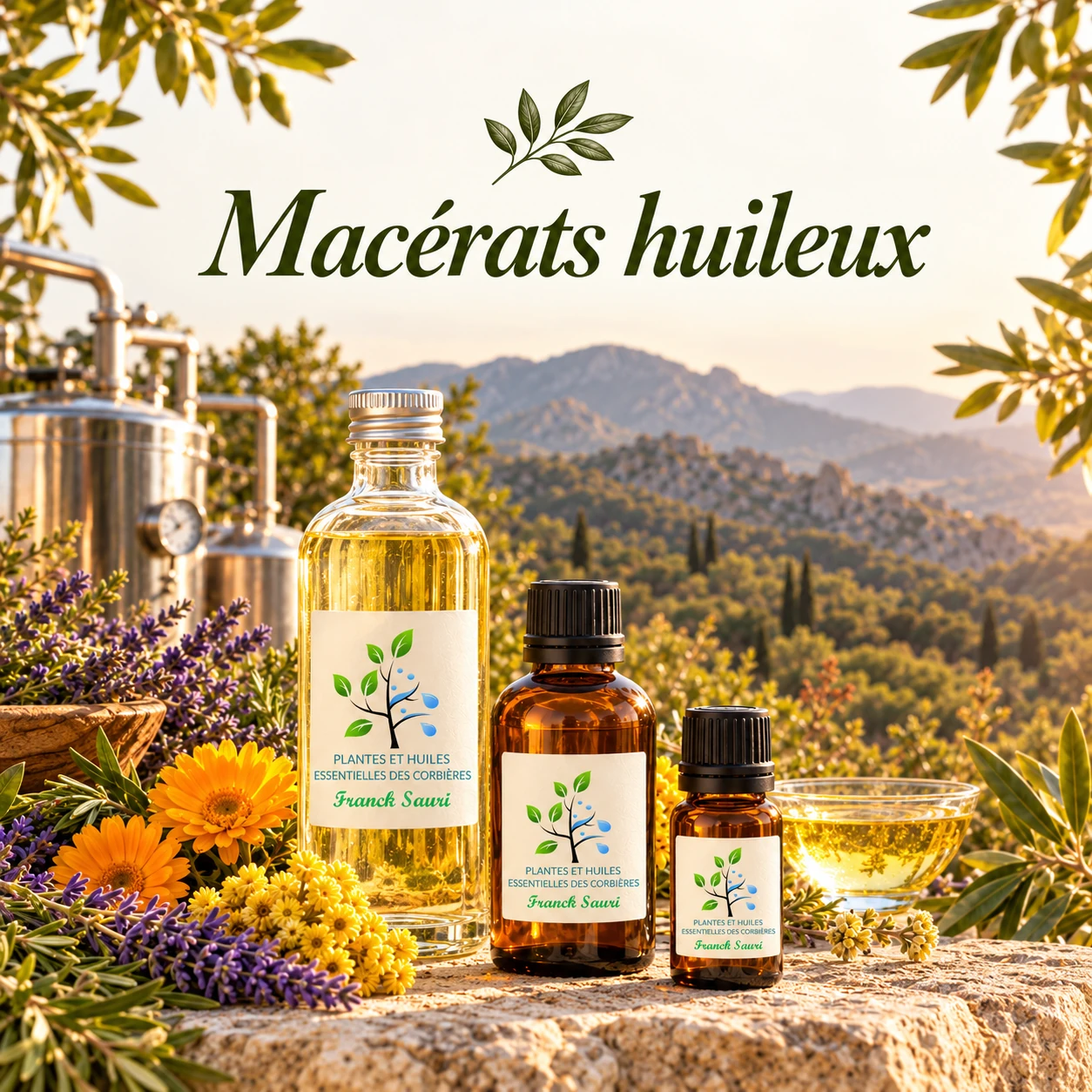Macérats et huiles de soin