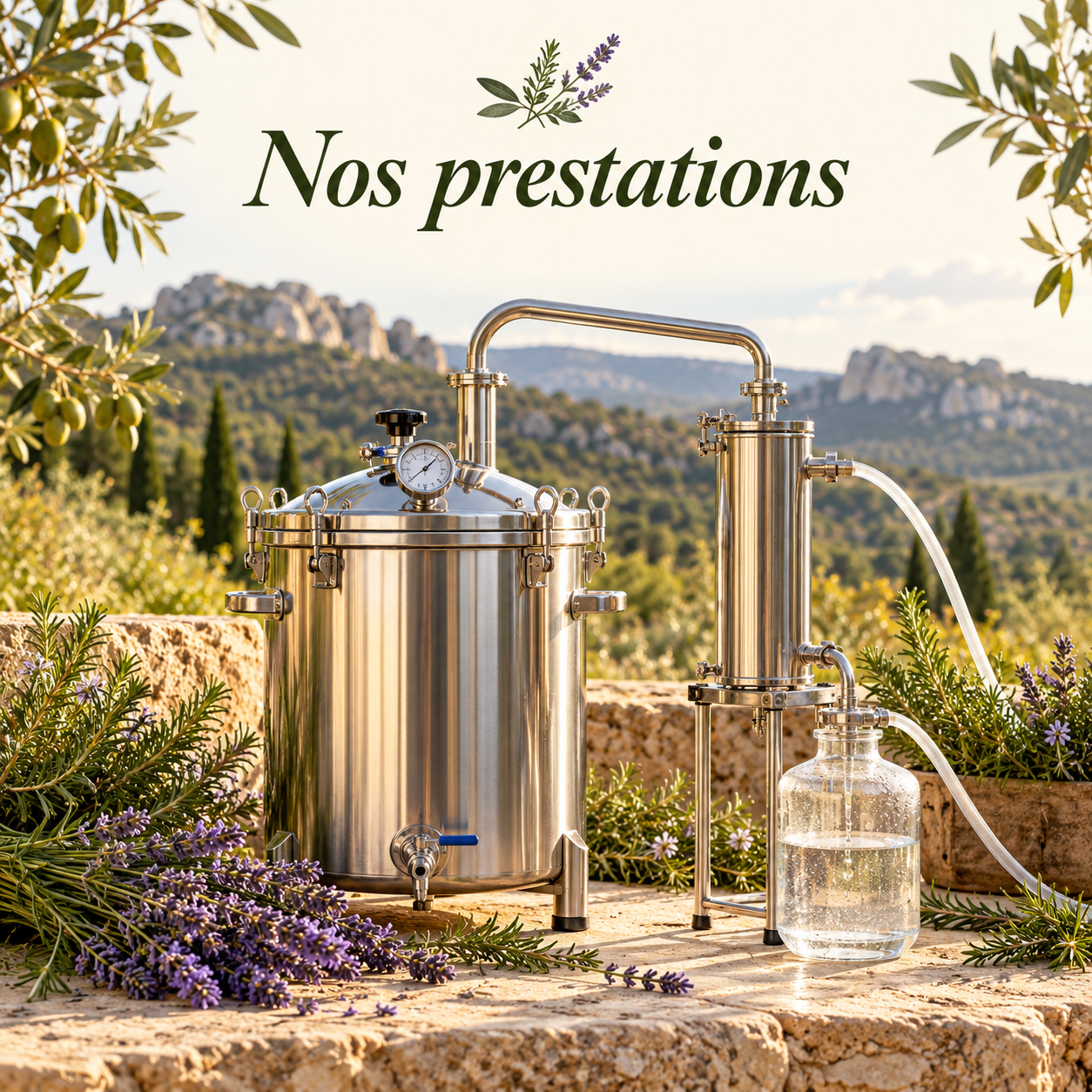 Distillation artisanale dans les Corbières